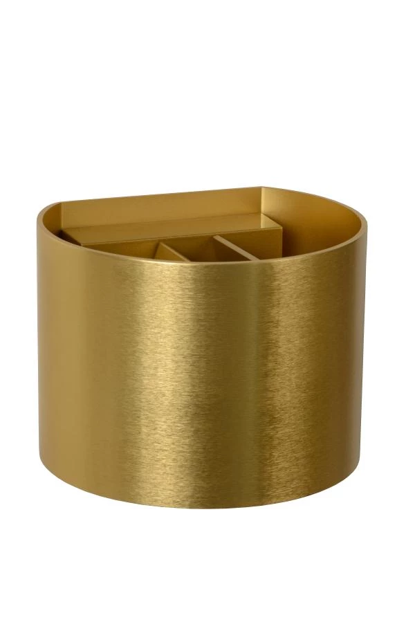 Lucide XIO - Lámpara de pared - LED Regul. - G9 - 1x3,5W 2700K - Ángulo de haz ajustable - Oro mate / Latón - apagado